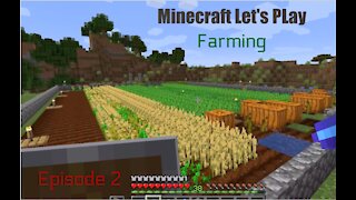 Minecraft Farming Let's Play | Episode 2