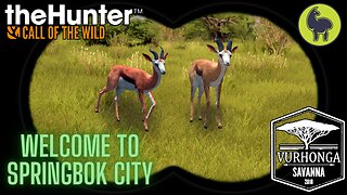 Welcome to Springbok City, Vurhonga Savanna | theHunter: Call of the Wild (PS5 4K)