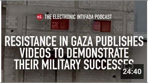 Resistance in Gaza publishes videos to demonstrate their military successes, with Jon Elmer