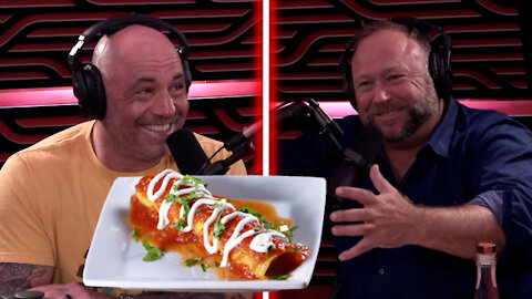 Alex Jones gives Joe Rogan the BIG ENCHILADA