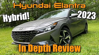 2023 Hyundai Elantra Hybrid Limited: Start Up, Test Drive & In Depth Review
