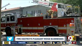 Fire destroys Pleasant Ridge business