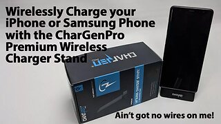 Upgrade Your iPhone 8 iPhone X or Samsung Galaxy Note to Wireless Charging with CharJenPro