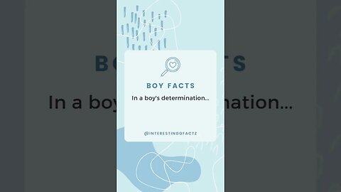 BOY FACTS! In a boy's determination .. #subscribe #shorts #boyfacts