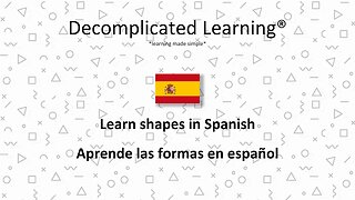 Learn shapes in Spanish