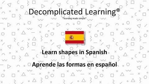 Learn shapes in Spanish