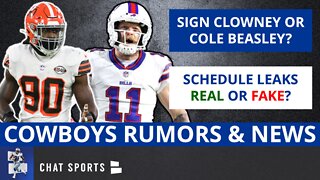 Cowboys Rumors: Cole Beasley Return? Target Jadeveon Clowney? Cut Trysten Hill? + Schedule Leaks