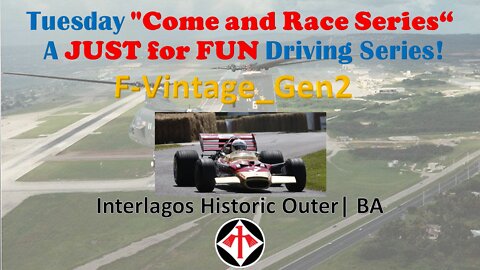 Race 16 | Come and Race Series | F-Vintage Gen2 | Interlagos Historic Outer | BA