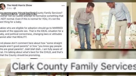 Las Vegas radio host sparks controversy over same-sex couple adoptions post