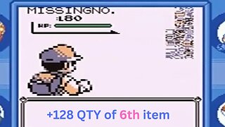 THE INFAMOUS MISSING NO POKEMON GLITCH