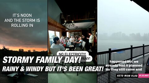 A Storm Rolls In On Our Family Day! But It's Been A Great! | KETO Mom Vlog
