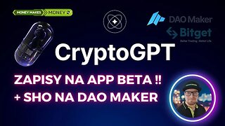 🚀 CryptoGPT - AI - zkRollup - L2 - Nadchodzi !! Zapisy do Apki + SHO na DAO Maker 🚀