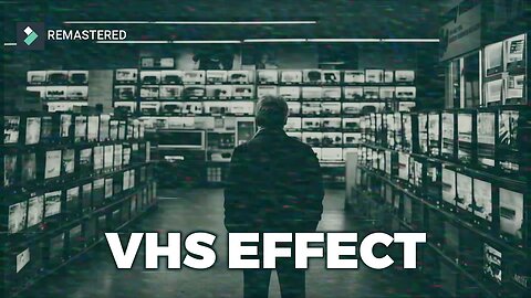 How To Create {VHS EFFECT) in || WONDERSHARE FILMORA ||