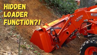 Front end loader hidden function? Tractor tips and tricks.