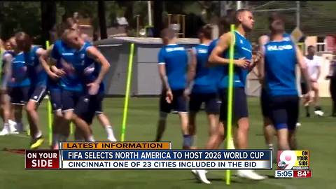 Cincinnati could host 2026 World Cup