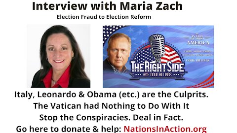 Doug's Interview with Maria Zach. March 29, 2021