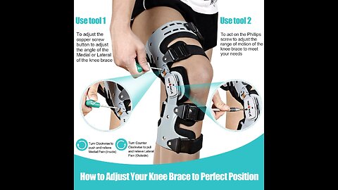 Unloader ROM Knee Brace Hinged Stabilizer Adjustable Recovery Support