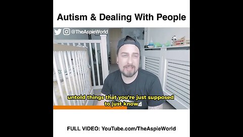 Autism And Dealing With People @TheAspieWorld #autism #shorts #actuallyautistic