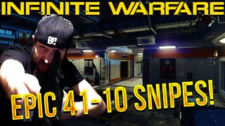 I LOVE THIS SNIPER!!! - ONE THING INFINITE WARFARE GOT RIGHT! (Epic 41-10 Sniping ONLY Gameplay)