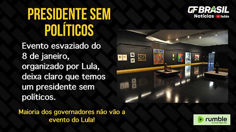 Depois do presidente sem povo, agora temos o presidente sem políticos. Governadores não aparecem!