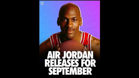 Air Jordan September release dates