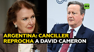 La canciller argentina le reprocha a David Cameron "sus declaraciones y su visita" a Malvinas