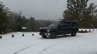 Snow wheeling along the AuSable River Easter Weekend!