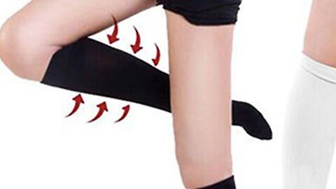 Copper Compression High Stockings Anti Fatigue Pain Relief