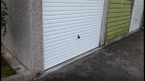 Strang's new garage door