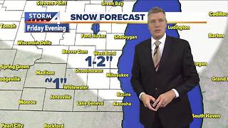 Snowy weather on the way Friday