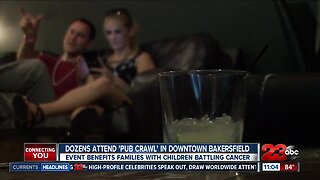 Dozens attend Downtown Bakersfield 'Pub Crawl' for a cause