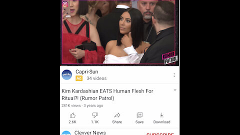 TSVN100 7.2021 Kim Kardashian Eats Flesh for Ritual