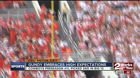 Mike Gundy embraces high expectations for 2017 Cowboys