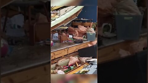 Roomba Tries to Clean Tornado Damage