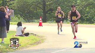 Baltimore 10-Miler winner Natalie Atabek