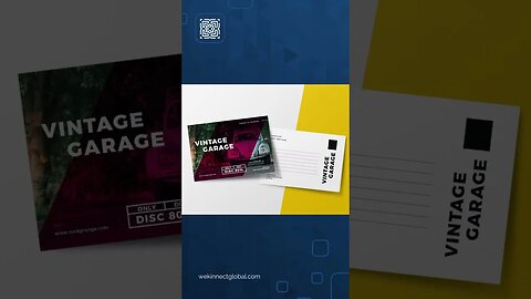 Graphic Design Services Postcard