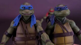 NECA TMNT The Secret of the Ooze Leonardo and Raphael @The Review Spot