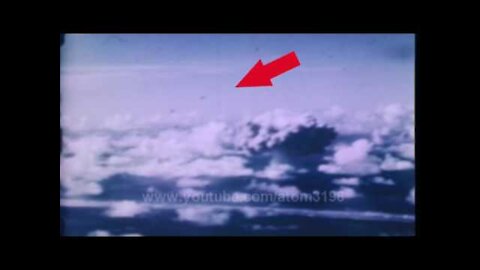 Must see !! Famous UFO sighting during an atomic explosion Crossroads Baker ＵＦＯ映像 原子爆弾 爆発 原子彈 飛碟