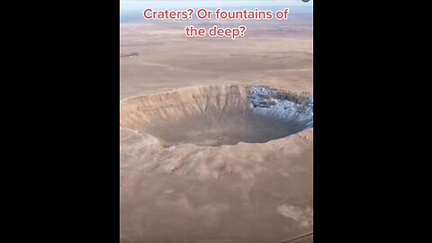 Giant craters are not formed due to "asteroid impacts." Instead, they are actually integral parts of