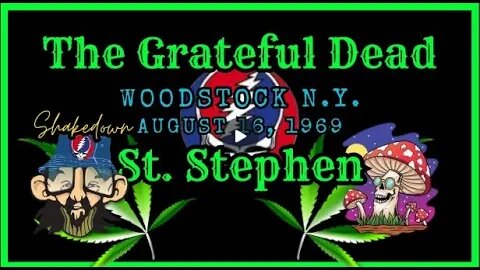 St. Stephen, Legendary Woodstock Performance: Grateful Dead - 8/16/1969 #gratefuldead #jerrygarcia