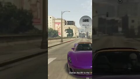 GTA online griefer fails horribly to a street pole LOL