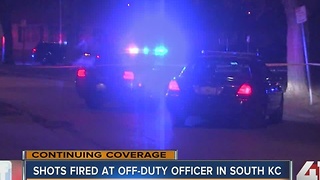 Shots fired at off-duty officer in south KC