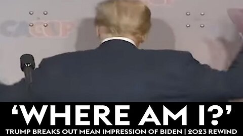 SUPERCUT: Trump Breaks Out Mocking Impression Of Biden!