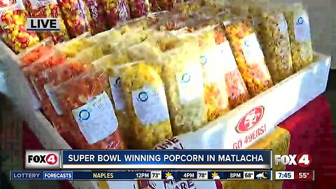 Noelani tries Super Bowl popcorn