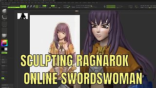 Ragnarok Online Sculpting Swordswoman