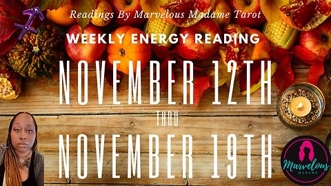 🌟Weekly Energy Reading for ♐️Sagittarius (Nov 12th-19th)💥Trust your intuition 4 your own happiness!🎧