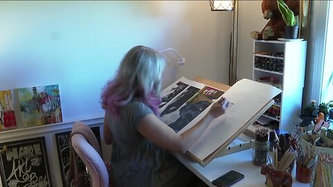 People and pets portrait artist working toward national recognition