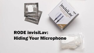 RODE invisiLav: Hiding your Lavalier Microphone