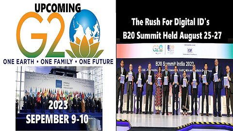 Upcoming G20 Summit Sept. 9-10 & What's B20's Rush for Digital ID Set Up?