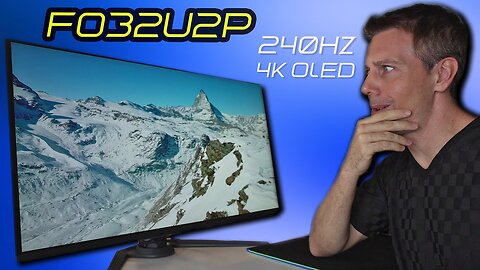 I Spent 100 Hours on the Aorus FO32U2P 240Hz 4K OLED Monitor - I am now conflicted. (review)